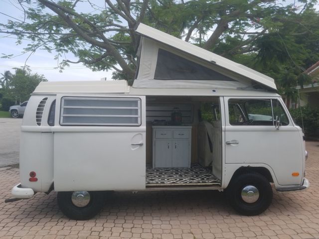 1971 vw bus westfalia pop top camper, very original, volkswagen campmobile