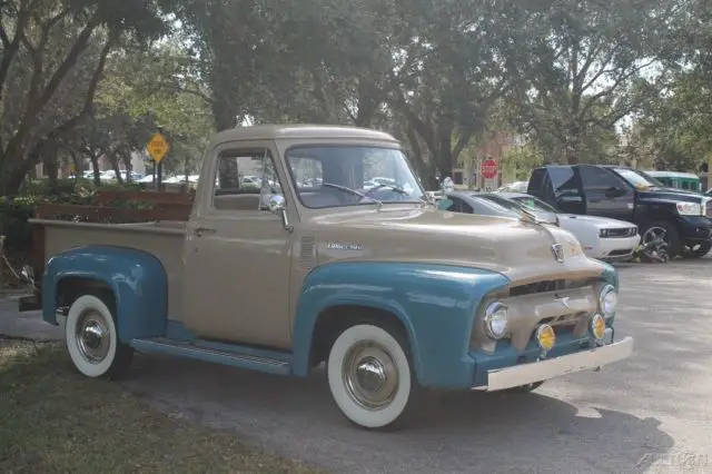 1954 used manual ford f-100 3 speed frame off restoration