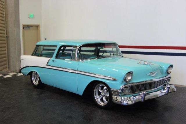 1956 chevrolet nomad - great look with a big block engine tucked under the hood!