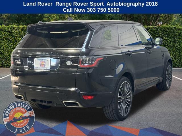 2018 land rover range rover sport autobiography