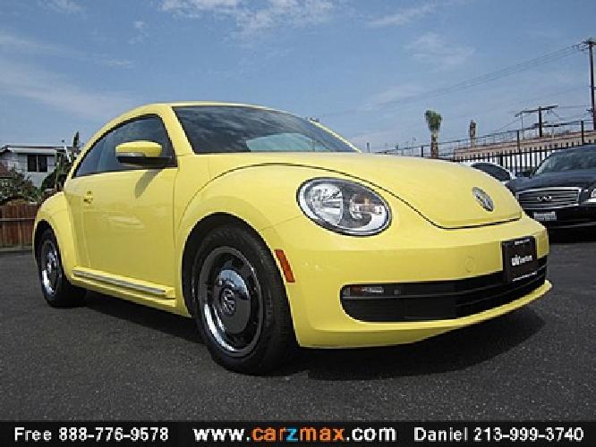 2013 vw new beetle yellow 21,080 mile - new car condition in los angeles, ca