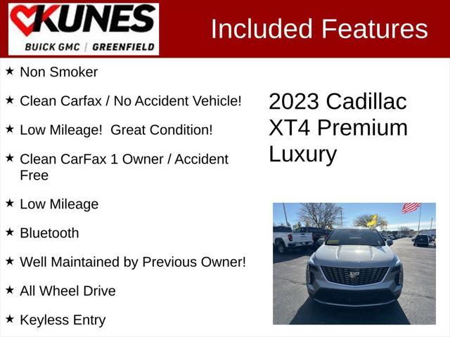 2023 cadillac xt4 premium luxury