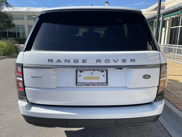2018 land rover range rover supercharged