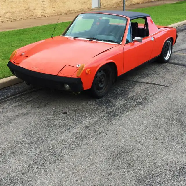 1973 porsche 914 tangerine orange 1.7l numerous upgrades fuchs