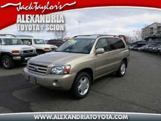 2006 toyota highlander w/3rd row in alexandria, va