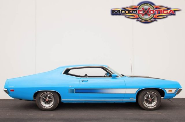 1970 ford torino gt fastback 429 cobra jet, ac, power, deluxe marti report