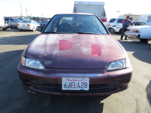 1992 honda civic lx used 1.5l i4 16v manual sedan no reserve