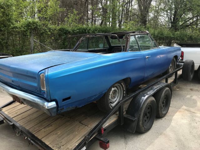 1969 plymouth road runner sport satellite convertible