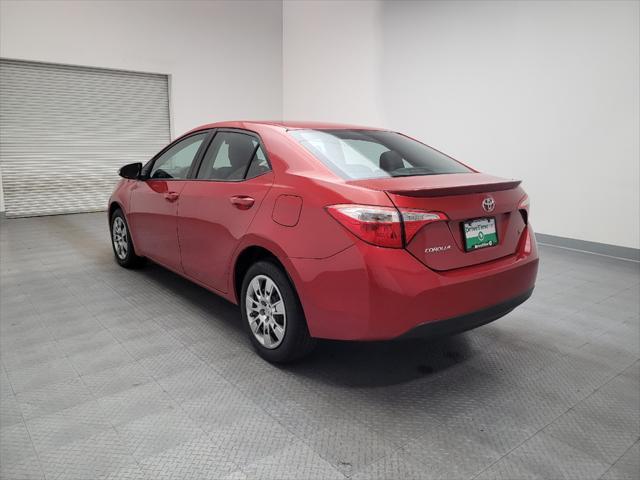 2014 toyota corolla le