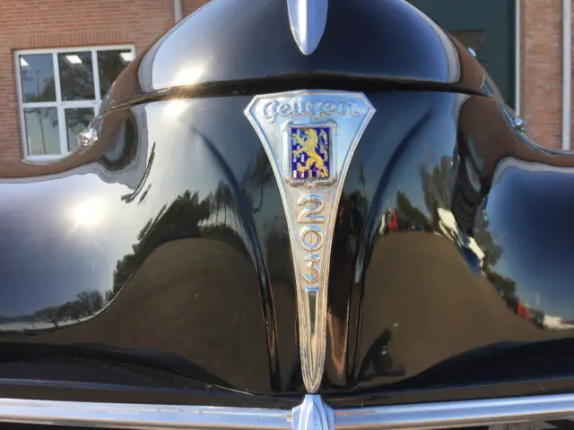 1953 peugeot 203 berline | restored car with sunroof and twin carburettors