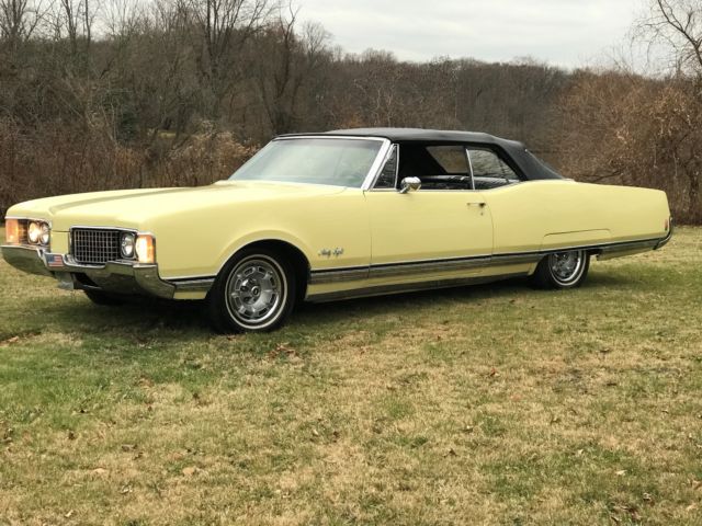 1968 oldsmobile 98 convertible - rare matching 455ci engine