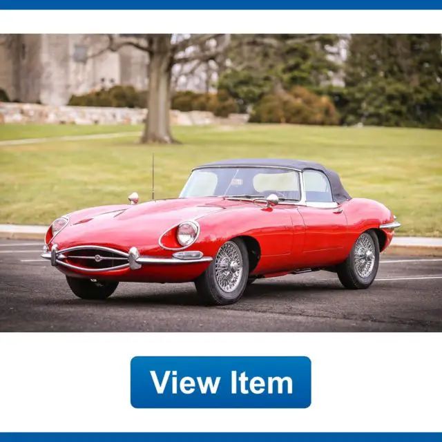 1967 jaguar e-type 1 owner xke ots series 1 1.25 convertible matching numbers!