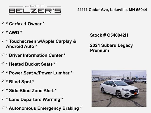 2024 subaru legacy premium