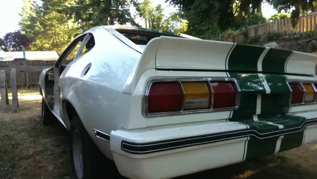 1977 ford mustang ii v8 cobra and t-top targa roof hatchback 4 speed