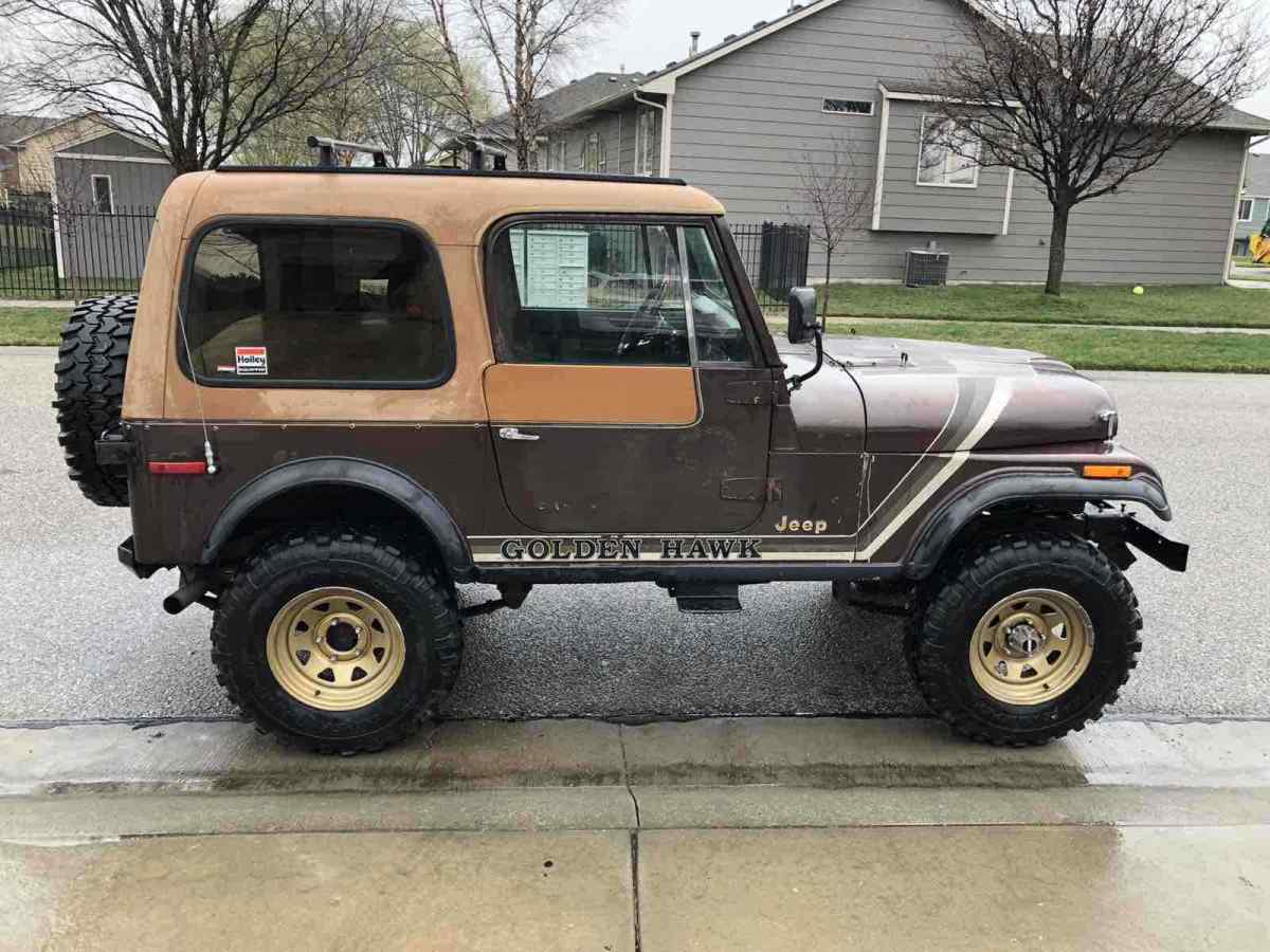 1980 jeep cj-7 brown 4wd manual