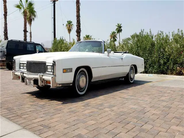 white cadillac eldorado with 17,603 miles available now!
