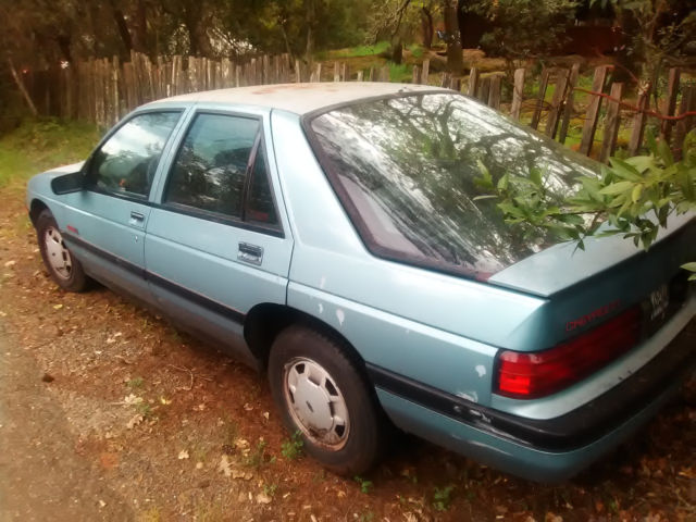 1991 blue chevrolet corsica