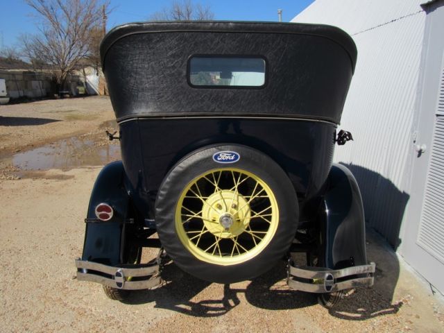 1929 ford model a 4 door phaeton. nice texas driver