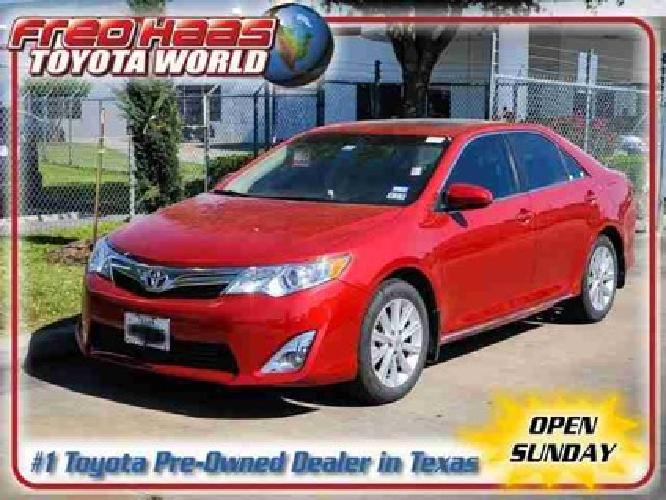 2013 toyota camry xle one owner warranty in spring, tx
