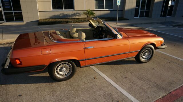 mercedes 1980 450 sl both tops, like new, bid now!