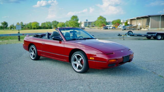 1994 nissan 240sx / low miles / new paint, wheels, top, transmission & more