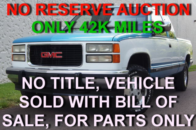 no reserve 4x4 no title for parts only please see youtube video like chevy