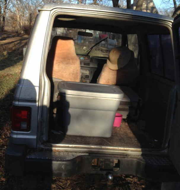 *super-rare* 1987 mitsubishi 3-door montero sport utility box body