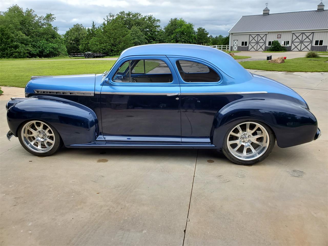 chevrolet coupe diamond & navy blue