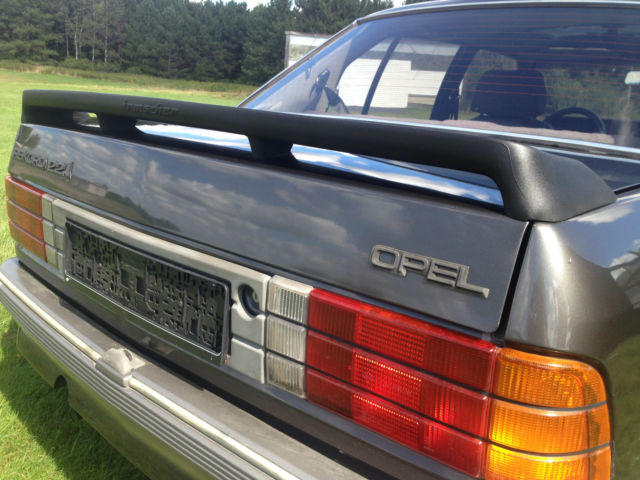 opel 1986 "rekord sport" by "irmscher", one of 500 built, 4 door sport sedan