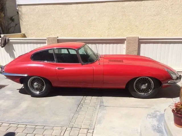 1965 jaguar xke 4.2 coupe 0 red