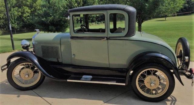 1928 ford model a coupe 3399 miles green coupe 4 cyl manual
