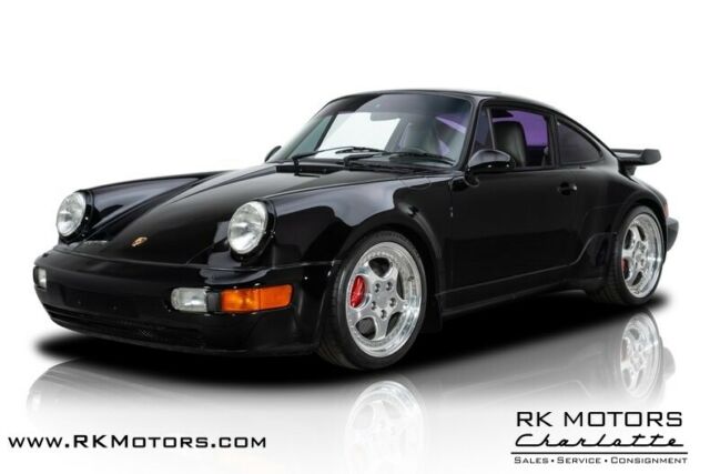 1994 porsche 911 turbo 3.6 black coupe 3.6l turbo 5 speed manual