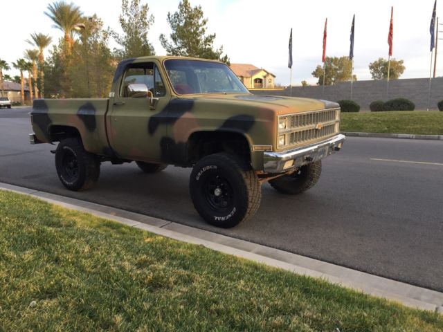 1982 chevrolet short bed diesel 4x4
