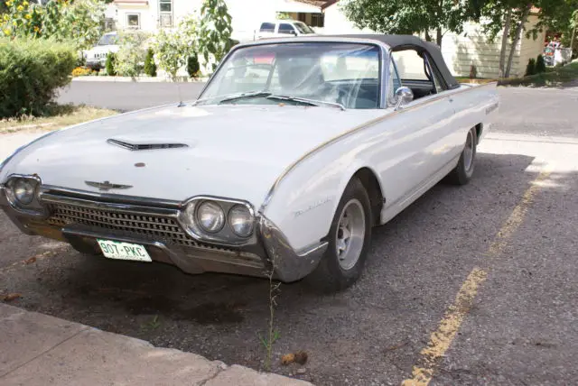rare - 1962 ford thunderbird convertible