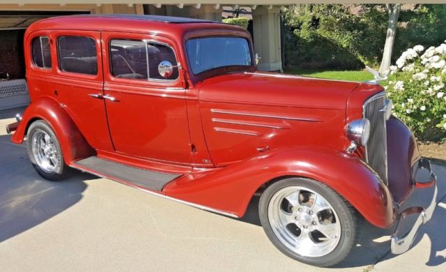 rare!!! 1934 chevrolet master 4 door sedan all steel body hot rod