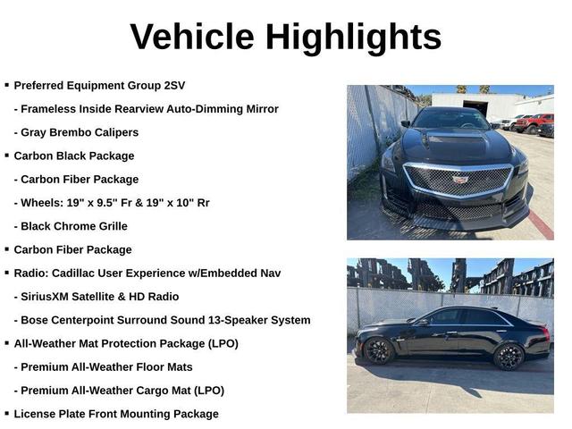 2017 cadillac cts-v base