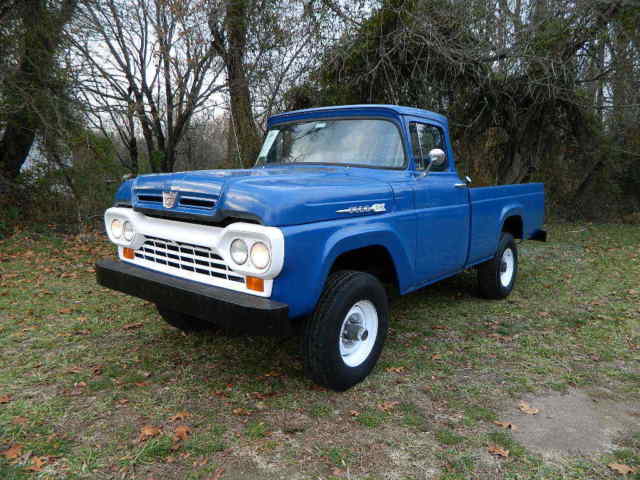 1960 ford f100 pickup truck factory 4x4 292 v8