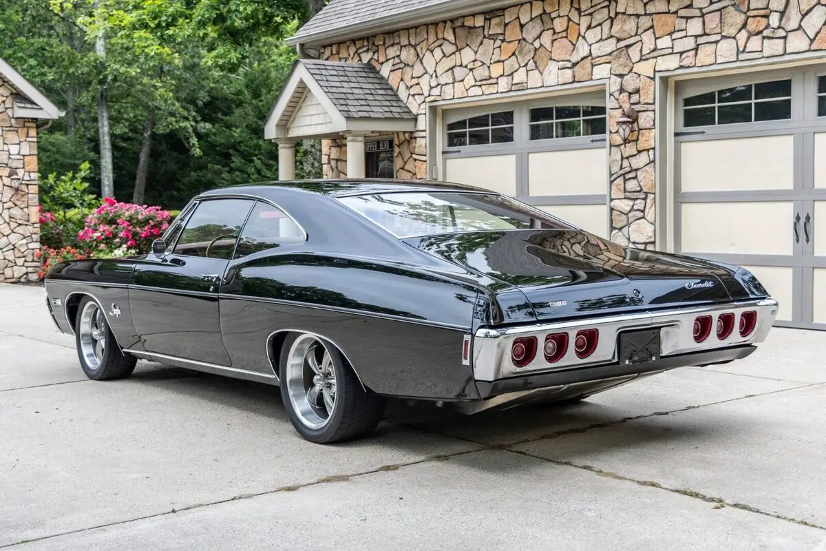 1968 chevrolet impala coupe black rwd automatic sport coupe
