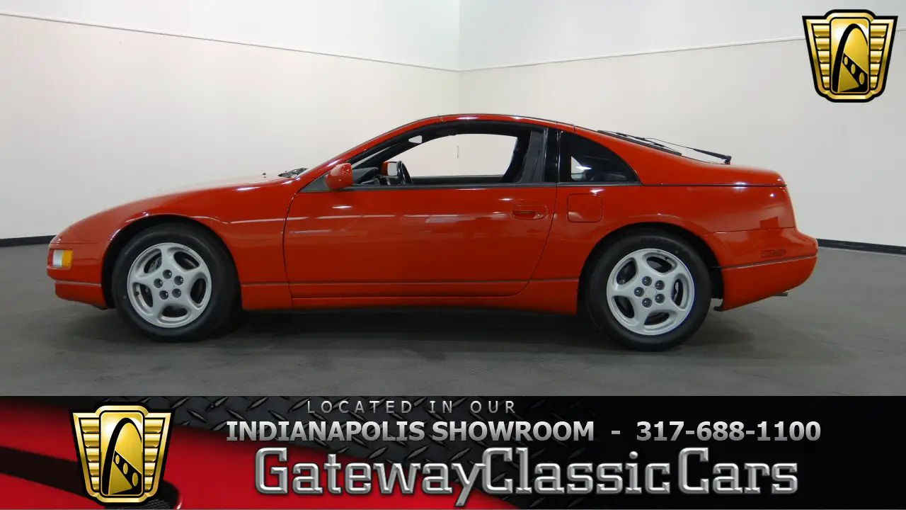 1993 nissan 300zx 51039 miles red coupe 3.0l v6 fi sohc 4-speed automatic