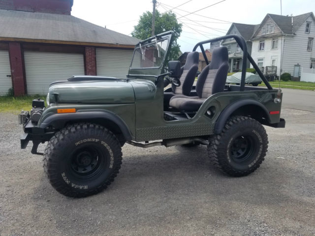 1956 willys jeep v8 307 3 sp lifted convertible 4x4 winch rollbar bucket seats!