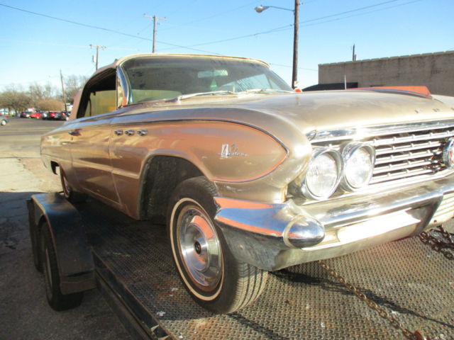 1961 buick lesabre convertible, needs restoration, body and engine work