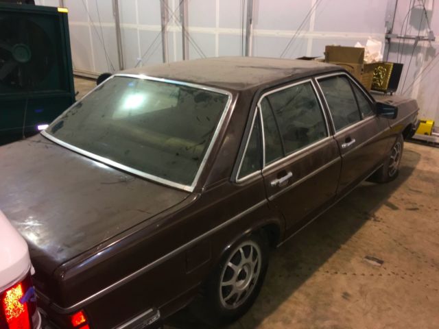 two 1983 audi diesel sedans (two vehicles sold as a package)