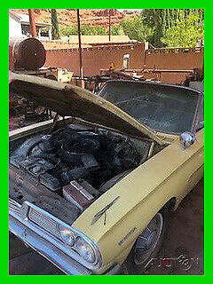 1962 pontiac tempest convertible project car 195 trophy eng 3-spd manual 32k mi