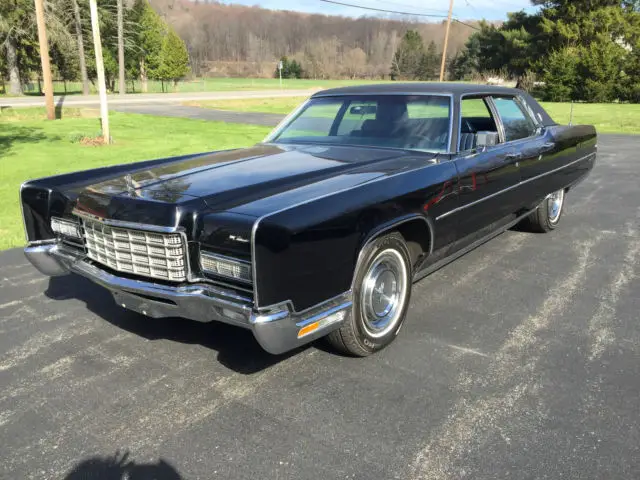 black 72 continental 4 dr 23k miles - beautiful condition