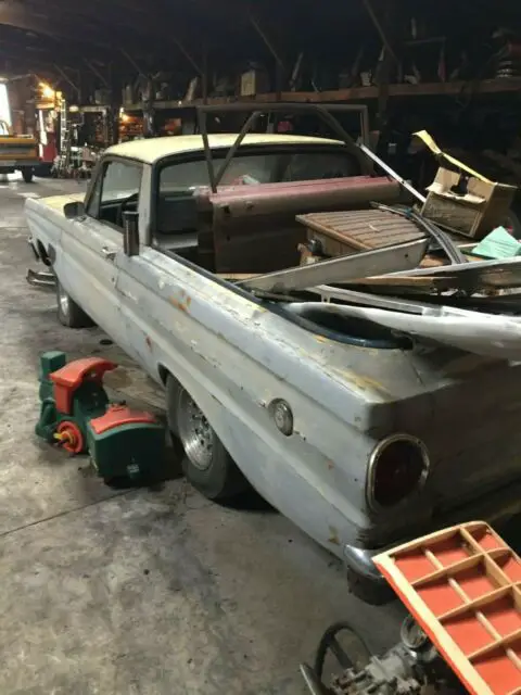 1965 ford ranchero, no motor, restoration project, extra parts