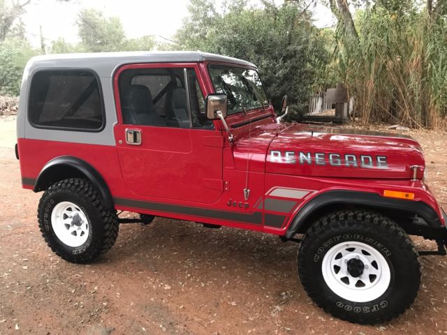 1983 jeep cj7 renegade 4x4 jeep *free shipping with "buy it now"