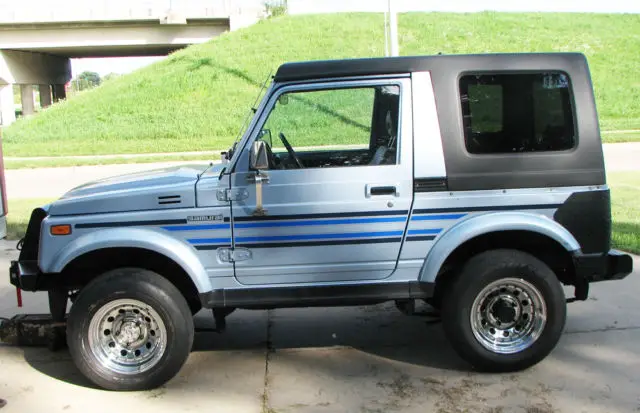 1988.5 suzuki samurai 4x4 suv calmini equipped removable hardtop