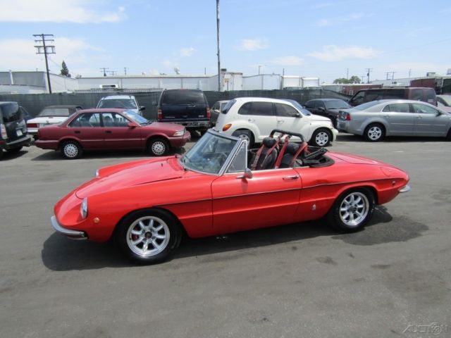 c 1969 alfa romeo spider custom 8-cylinder gas automatic no reserve