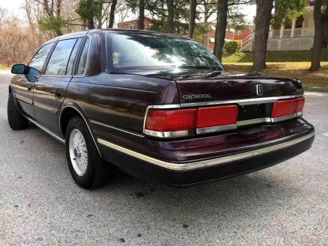 1993 lincoln continental executive one owner 73,000 original miles no reserve
