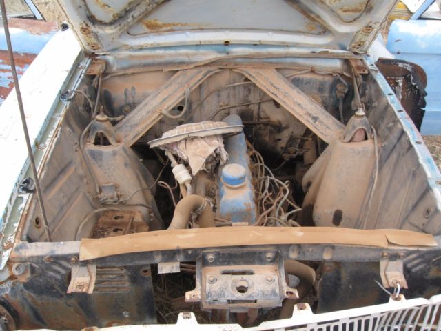 1962 ford ranchero roller project barn recovery with motor and trans